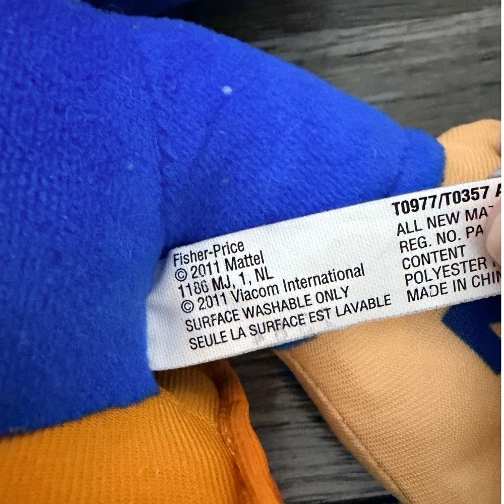 Fisher-Price Team Umizoomi Geo Plush Stuffed Toy Nickelodeon Nick Jr -READ-